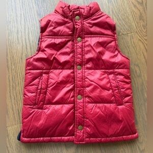 Lucky kid Brand Puffer Vest 5T Jacket Red
Full Zip Pockets. C
